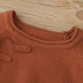 2020 Winter Baby Boys Girls Sweater Long Sleeve Casual Solid Pockets Sweater Warm Casual Loose Baby Girls Boys Sweater