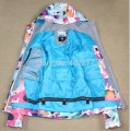 Womens Camouflage Ski Jacket Colorful Snowboard Snow Wear Ladies Waterproof Windproof Warm Anorak Padded Skiwear