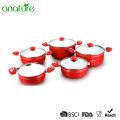 Pressed Aluminum Ceramic 10Pcs Sauce Pot