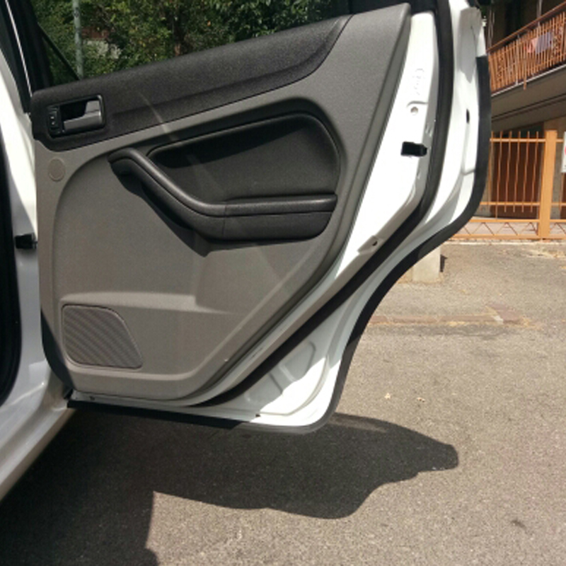 P Type Car Door Rubber Seal Strips Noise Insulation Auto Door Sealing Strip Weatherstrip Anti-dust Rubber Door Seals