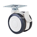 3 inch ,Medical casters/wheels With brake,Flat panel installation,Mute Wearable,For Hospital trolley Electronic equipment
