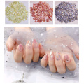 12 Colors/Box Shell Crushed Stones Gravel Flakes Natural Broken 3D Sparkle Paillettes Design 4Style Nail Stone Strass Decoration