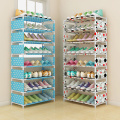Shoe Organizer Shoe Rack Multi-Layer Simple Household Space Assembly Dust-Proof Shoe Cabinet Dormitory Entrance Small Shoe Rack