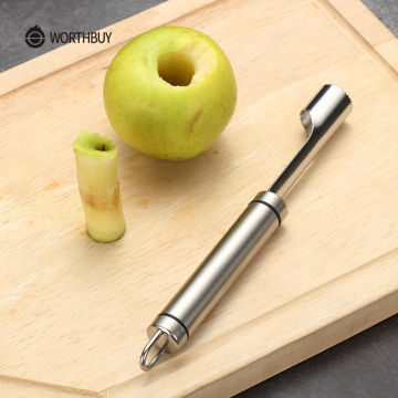 WORTHBUY Creative Apple Corer Stainless Steel Fruit Corer For Fruit Seed Core Manual Remover Kitchen Vegetable Tools