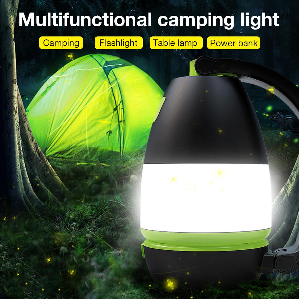 5W Multifunctional Camping Light LED USB Charging Table Lamp Flashlight 3 Levels Lighting Mode For Outdoor Tent Night Fishing