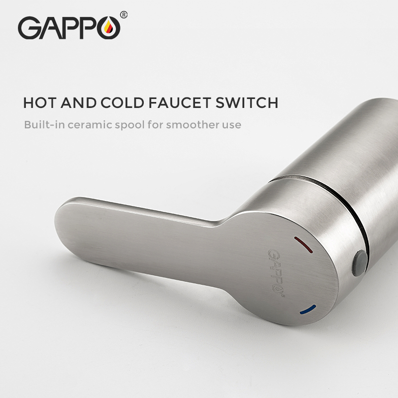 GAPPO Split Bathroom Bathtub Faucet stainless steel Bath Shower Tap split Shower Head Wall Mixer Tap