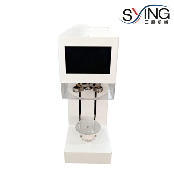 Sealing machine for beverage cans