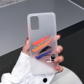 The scrub shell is suitable for Samsung s20fe stylish phone case note20ultra s20plus s9p s10 note10 anti-fall mobile phone bag