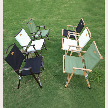 New Camping Chair Outdoor Folding Chair Wood Relax Camp Chairs Portable Foldable Picnic Chairs Garden Furniture for BBQ Party