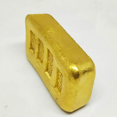 High-quality antique gold ingot (film and television props) section B 02