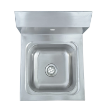 Stainless steel wall mounted wash basin for toilet