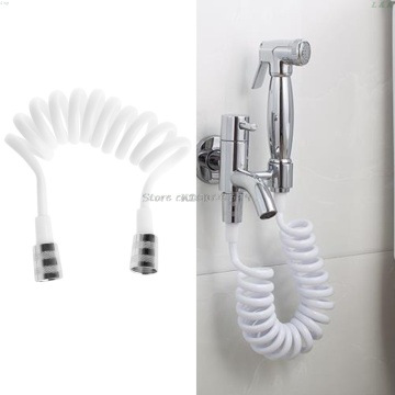 Flexible Shower Hose For Water Plumbing Toilet Bidet Sprayer Telephone Line Plumbing Hose ABS tube Brass Nut M12 dropship L29K