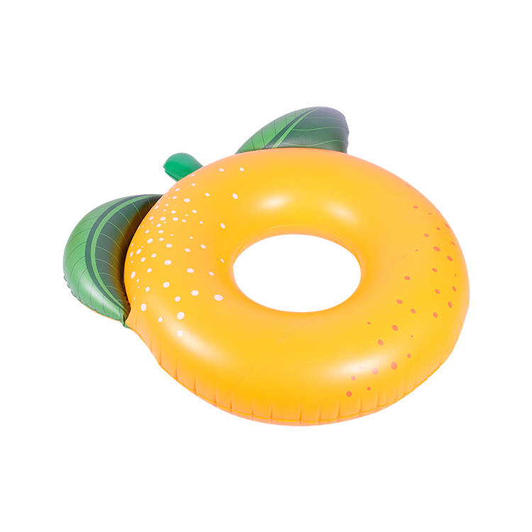 Customized Summer Pvc Beach Party Orange Swimming Rings 2