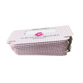 Clear Window Pink Stripe Eyelash Paper Box