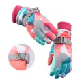 1 Pair Professional Kids Ski Gloves Winter Warm Snowboard Gloves Children Motorcycle Riding Waterproof Snow Gloves