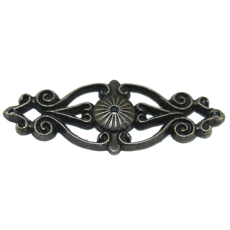 Antique Furniture Accessories Retro Bronze corner brackets Decorative Protector for Wooden jewelry box cabinet DIY Hardware Fit