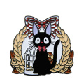 JiJi Black Cat Kiki's Delivery Service hard enamel pin badge brooch
