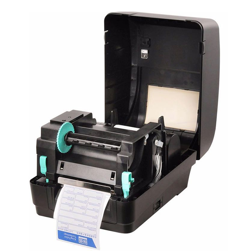 Xprinter Direct Thermal Transfer BarCode Label Sticker Printer Width 110mm With Ribbon Shipping Printer For Jewelry Tags Clothes