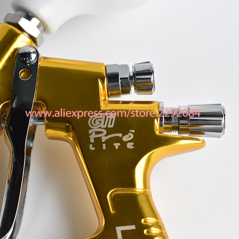 high quality professional GTI pro lite golden painting gun TE20/T110 1.3mm nozzle spray gun paint gun water based air spray gun