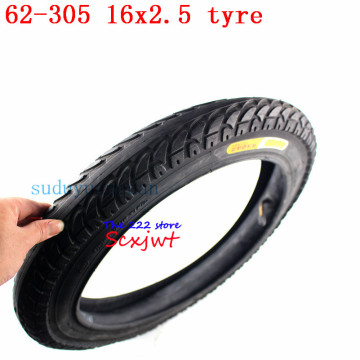 16x2.50 64-305 inner outer tire fits Electric bike Boy's bike SCHWINN Convertible tricycle 16x2.5 16*2.5 Electric Bicycle tyre