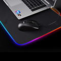 LED Light Gaming Mouse Pad RGB Super Soft Large Keyboard Cover Non-Slip Rubber Base Computer Carpet Desk Mat PC Game MousePad