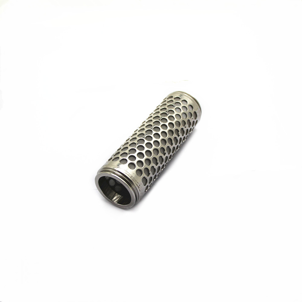 Perforated mesh cylinder tube