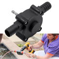Portable Water Pump Electric Drill Pump Self Priming Transfer Pumps Oil Fluid Portable Round Shank Heavy Duty Self-Priming Hand