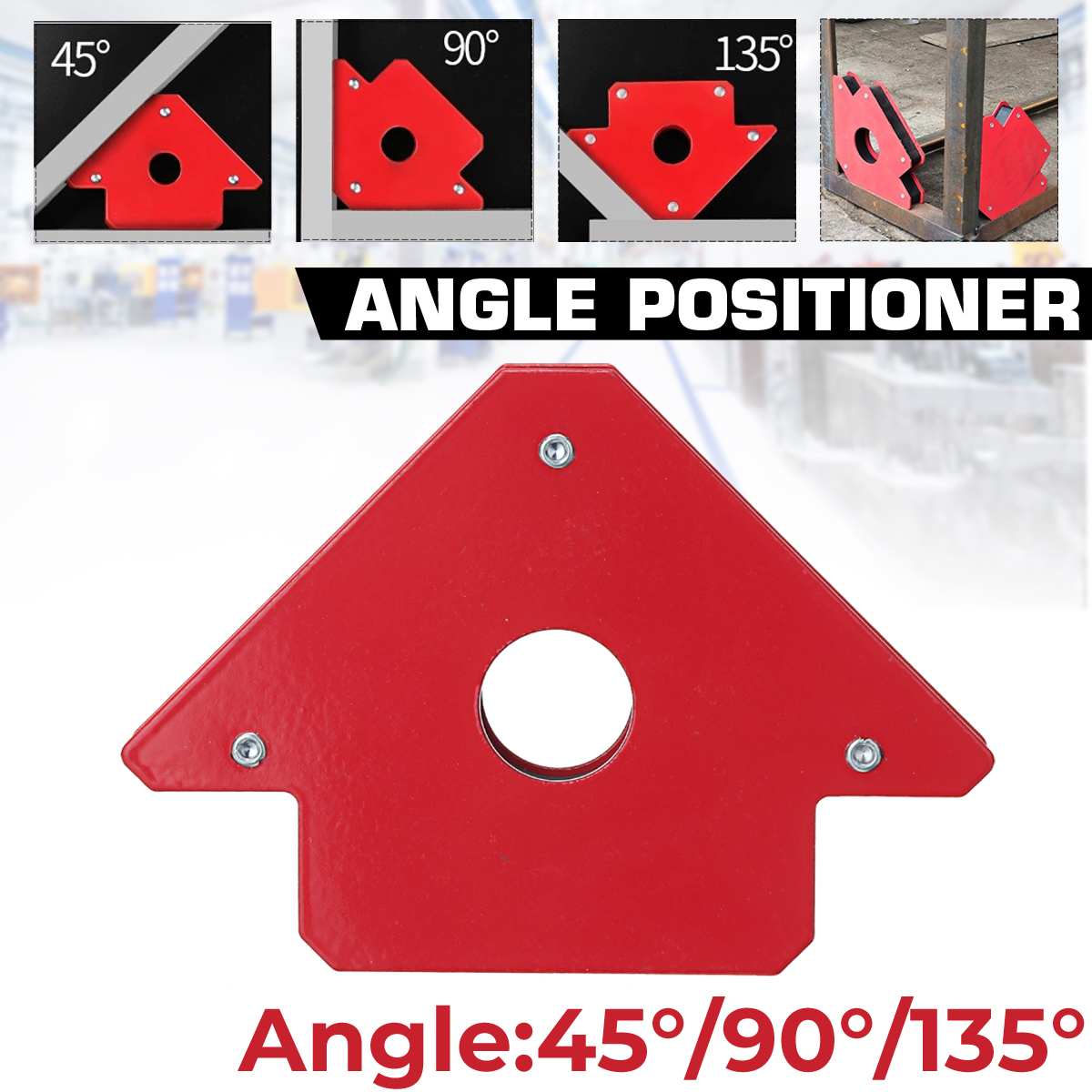 Magnetic Arrow Welder Positioner 25LBS Welding Holder 3 Angle Power Soldering Welding Magnet Locator Tool