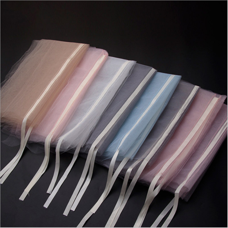 5pc-20pc/lot Organza fabric flower wrapping materials Florist flower bouquet packaging mesh festival Gift wedding party supplies