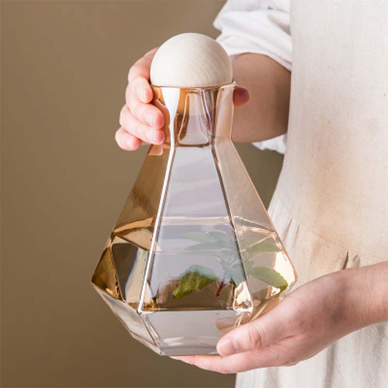 Glass Pitcher Cold Water Kettle Teapot Jug Water Bottle Juice Tea Carafe Large Capacity Bottle Kitchen Accessories