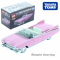 TOMICA PREMIUM No. 25 CADILLAC ELDORADO BIARRITZ 1:75 Takara Tomy DIECAST Metal Model Kit Collectibles Toy Vehicles Car Pink
