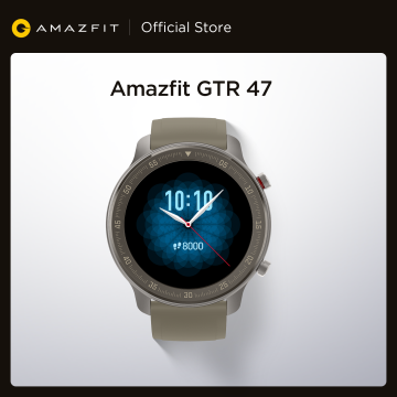 Global Version Amazfit GTR 47mm Smart Watch 5ATM New Smartwatch 24 Days Battery Music Control For Android IOS Phone