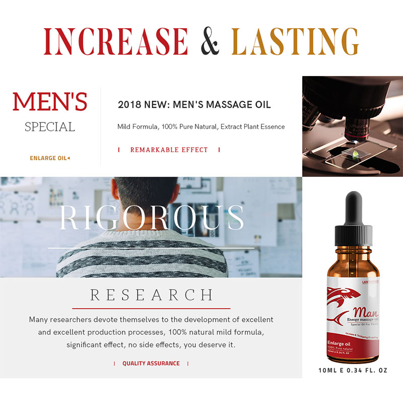 10ml Men Powerful Adult Products Male Massage Essential Oil Enhancement Increase Enlargement Energy Essence