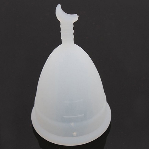 Soft Moon Heart Medical Grade Silicone Menstrual Cup Feminine Hygiene Product