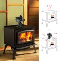 800D Thermal Power Fireplace Fan Heat Powered Wood Stove Fan for Wood Fireplace Eco Friendly Four-leaf Fans