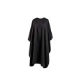 Professional Barber Cape Black Cloth Hair Salon Nylon Shawl with Snap Closure Adjustable Barber Wrap Accessories hairdresser