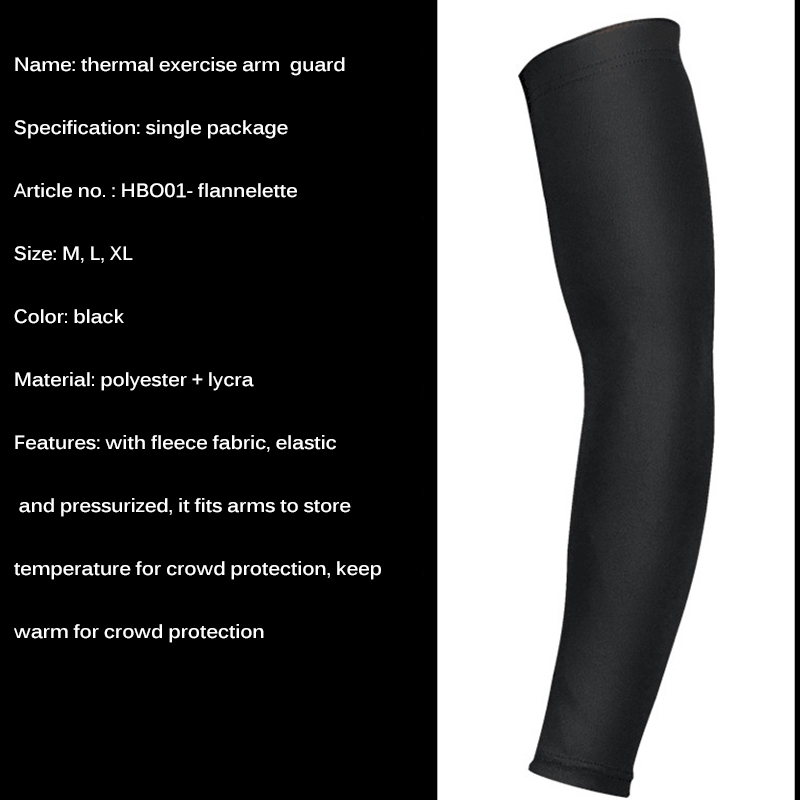 Arm Sleeve Camping Arm Sleeve Cycling Basketball Arm Warmer Sleeves Warm Elbow Sleeve Men Sports Safety Gear Warmers Cover