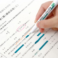 KOKUYO Check Le Memorize Highlighter Pen Set Dual Tip Oblique Fine Learning Memory Pen Fosforlu Kalem Destacador Markers Pen