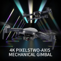 KEELEAD 4K Drone SG907 PRO 5G WIFI GPS 2-Axis Drone Wide Angle Gimbal Zoom Control FPV Dual Camera Foldable Quadcopter Drone