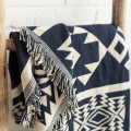 Bohemian Geometric Knitted Blanket Knit Sofa Couch Towel Cover Weight Blankets Carpet Bed/Travel Sofa Throw Blanket Home Textile
