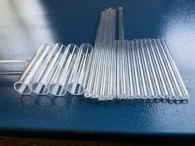 Quartz furance tube / OD*L=30*1000mm / high-temperature / high purity clear quartz tube