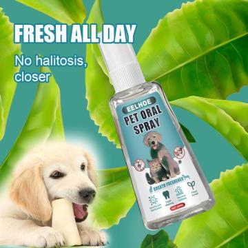60ml Cats Dogs Anti Portable Oral Care Spray Pet Breath Freshener Bad Teeth Deodorant Treatment Odor Remove Pet Dog Supplies