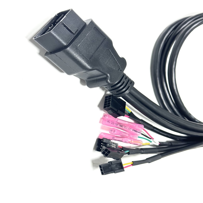Light Duty Vehicle OBDII 16Pin Male to Female Custom Wiring Harness