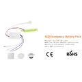 LED emergency battery pack for lights