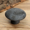 KiWarm Natural Black Ore Stone Gua Sha Massage Tool Cure Mushroom Shape Facial Body Relaxation Massager Stone