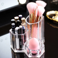 Clear Acrylic Makeup Brush Cosmetic Makeup Office Organizer Cosmetic Lipbrush Eyeline Storage Holder Make Up Tools