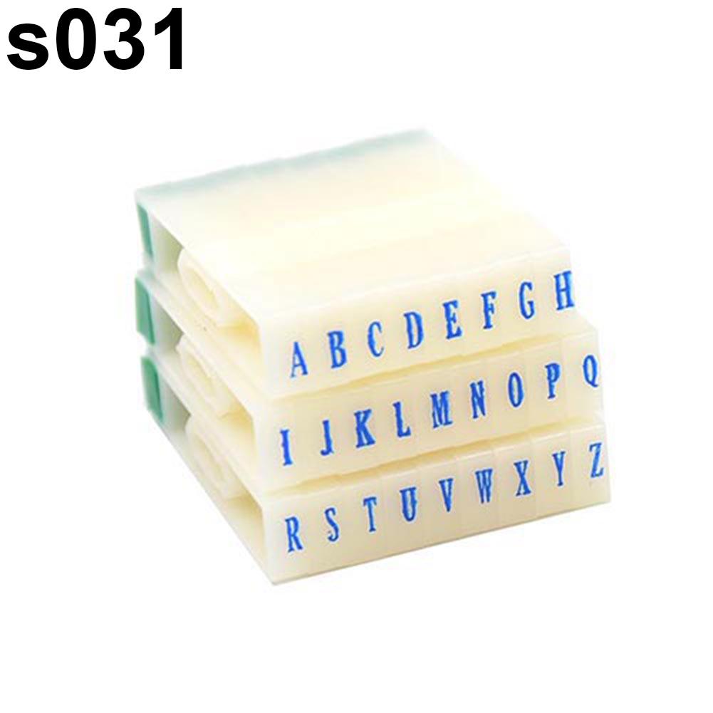 2019 HOT SALE! Plastic English Alphabet Letters Number Stamps Set Craft Marking DIY Tool diary card making school supplies