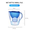 2.8L Household Water Filter Kitchen Activated Carbon Filter Kettle Water Net Kettle Purifier Pitcher Water Filters