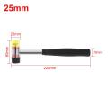 25mm 30mm 40mm Mini Hammer Double Faced Household Rubber Hammer Domestic Nylon Head Mallet Hand Tool for Jewelry / Craft / DIY