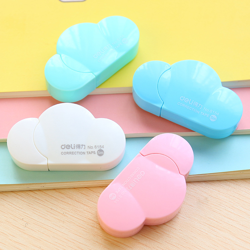 Cute Kawaii Cloud Mini 5m Correction Tape Korean Small Sweet Stationery Novelty Office Kids School Children Supplies